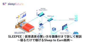 SLEEPEE | 仮想通貨の買い方を画像付きで詳しく解説～寝るだけで稼げるSleep to Earn銘柄～